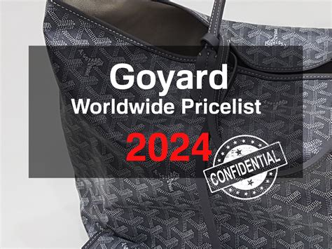 goyard mini saigon price 2024|Goyard price list paris.